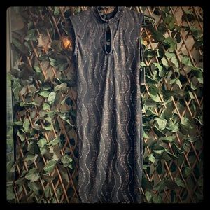 SNAP Black sparkle Bodycon Mini Dress